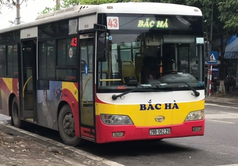 Lắp camera cho xe Bắc Hà Lắp đặt 12 xe cho tuyến Bus 43