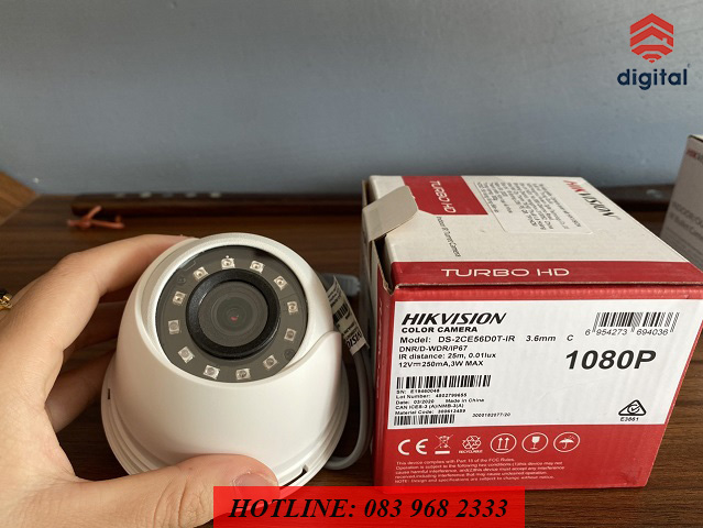 Mắt camera analog với ống kính 3.6mm