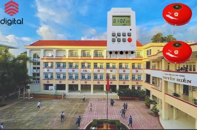 chuông báo giờ trường học