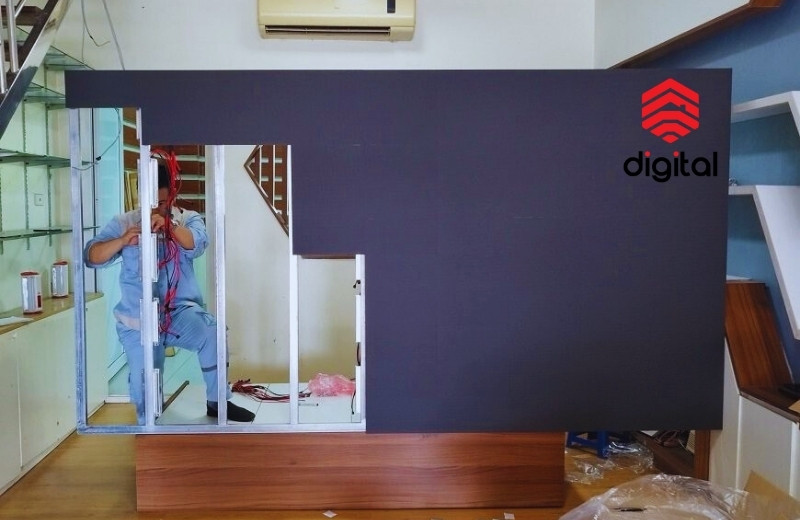 thi công lắp đặt màn hình led