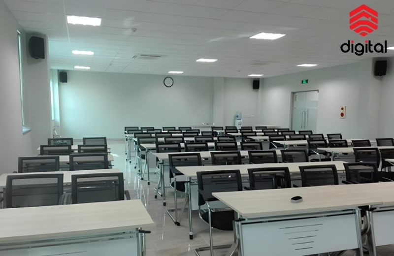 lắp đặt âm thanh phòng học