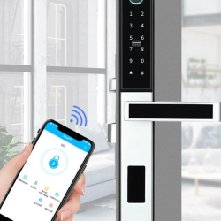 Khóa vân tay cửa nhôm nd8 ảnh 4