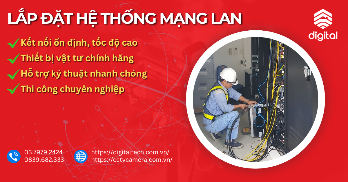 lắp đặt hệ thống mạng lan